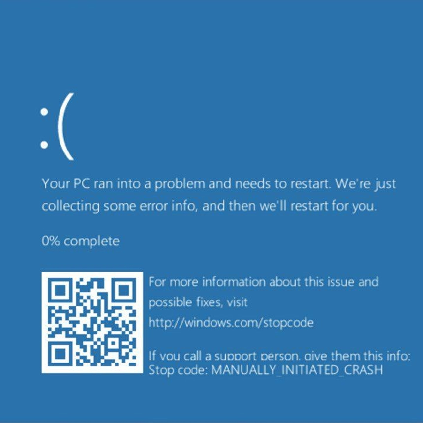 Windows 10 มี QR-Code ไว้แจ้งปัญหาตอนจอฟ้า BY gathersidea.